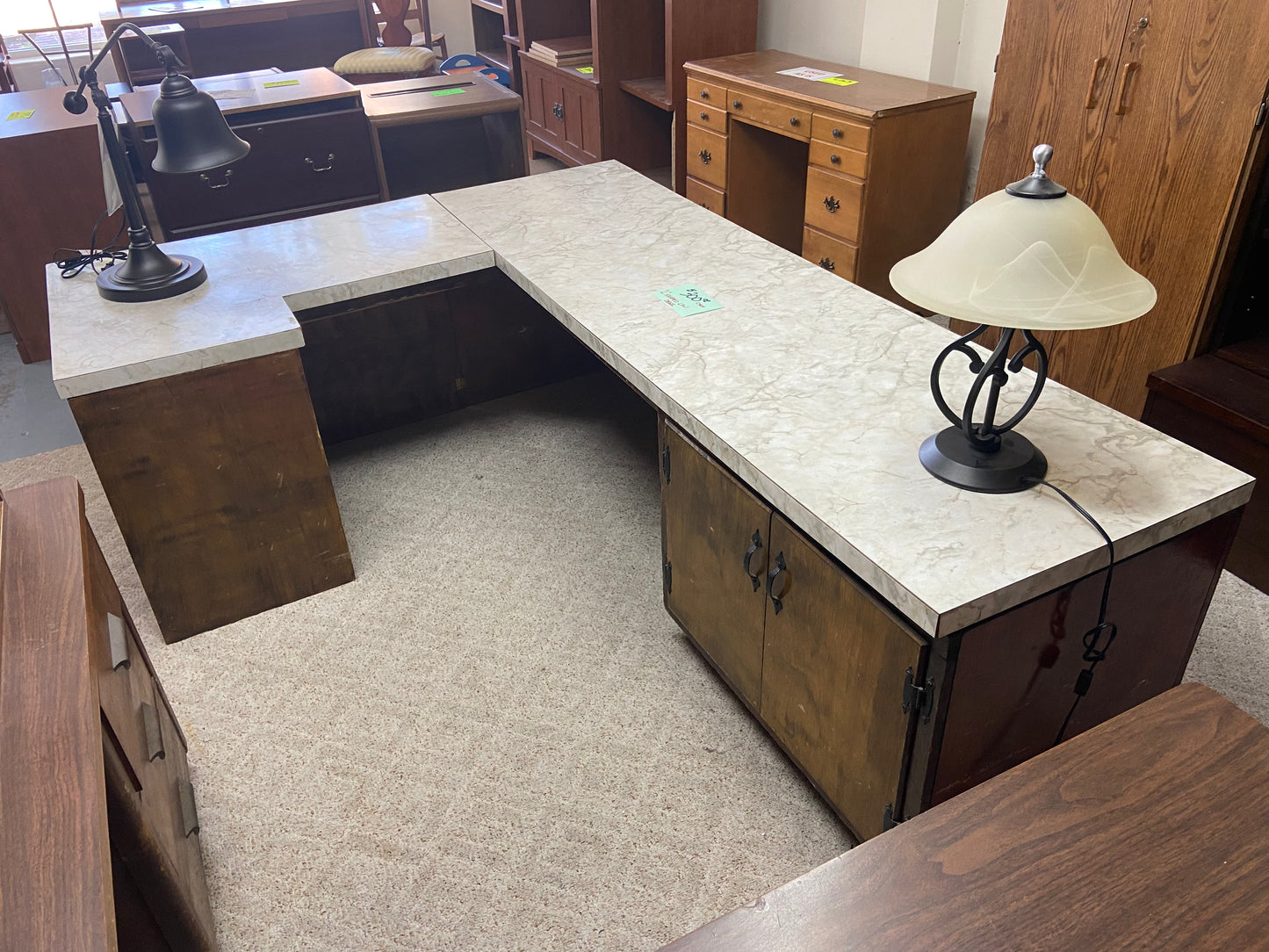 Desk;”L” Shaped;Low Height